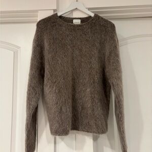H&M brown mohair blend sweater Size XS #knitwear #winterwear